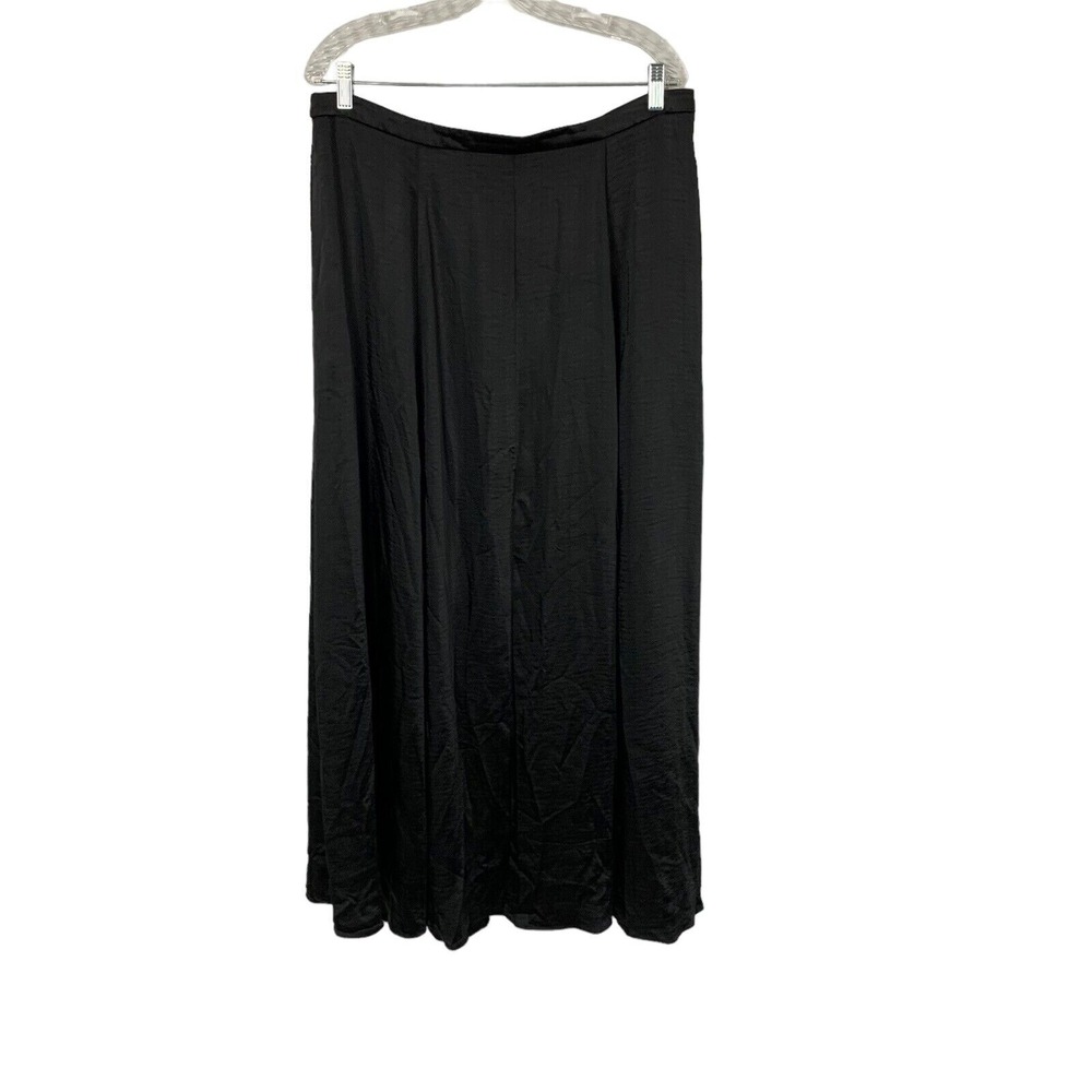 Fame and‎ Partners Black Skirt 16 Elegant Zip Back High Waisted